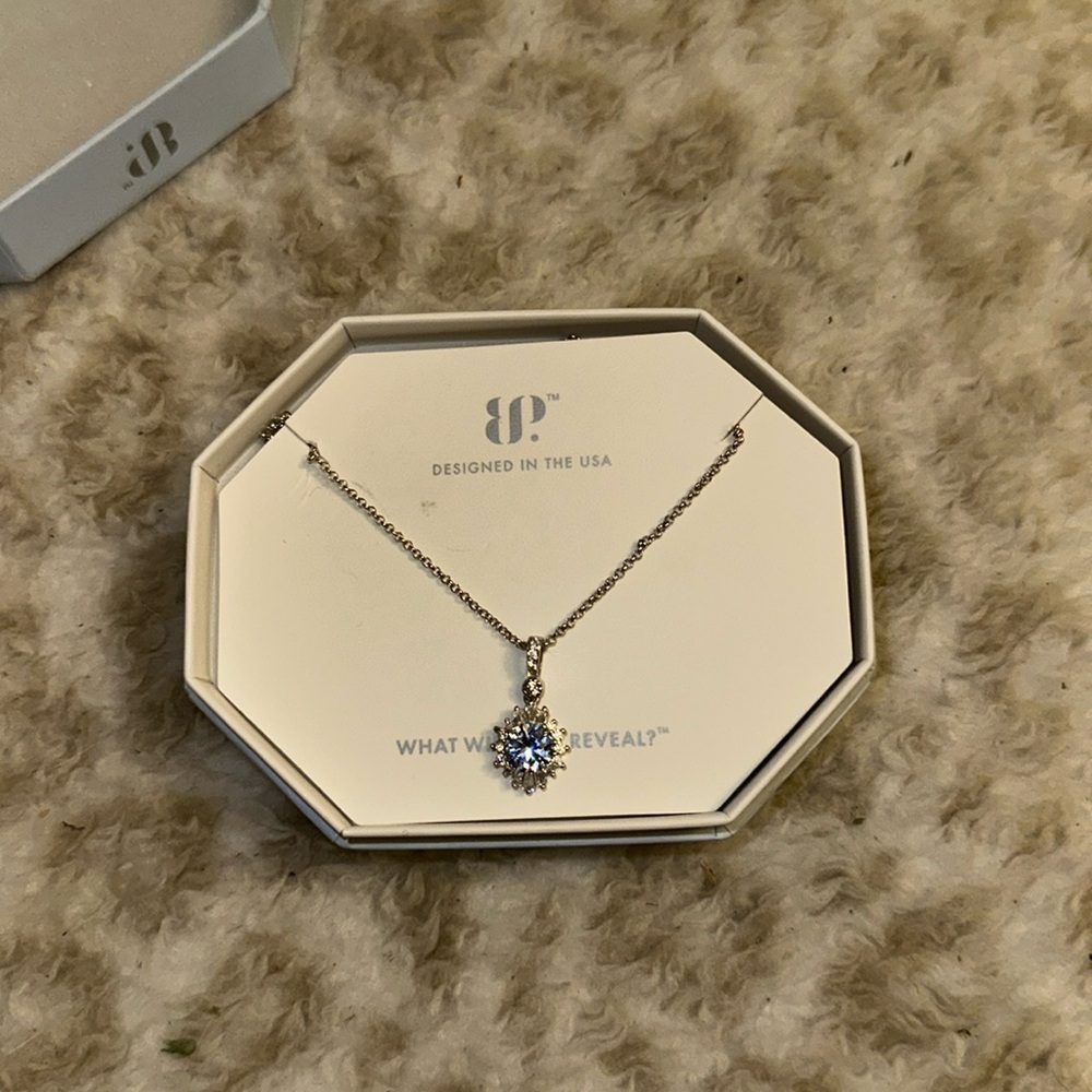 BP necklace.